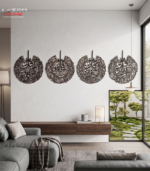 4 Qul Islamic Metal Wall Art – Premium Laser-Cut Calligraphy Set - Image 2