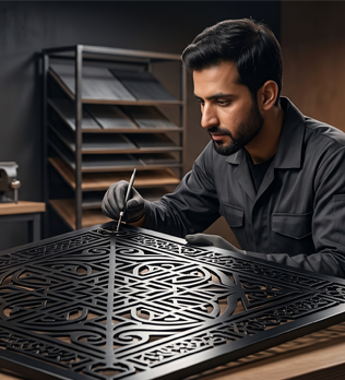 Laser cut metal art craftsmanship by Laser Prime